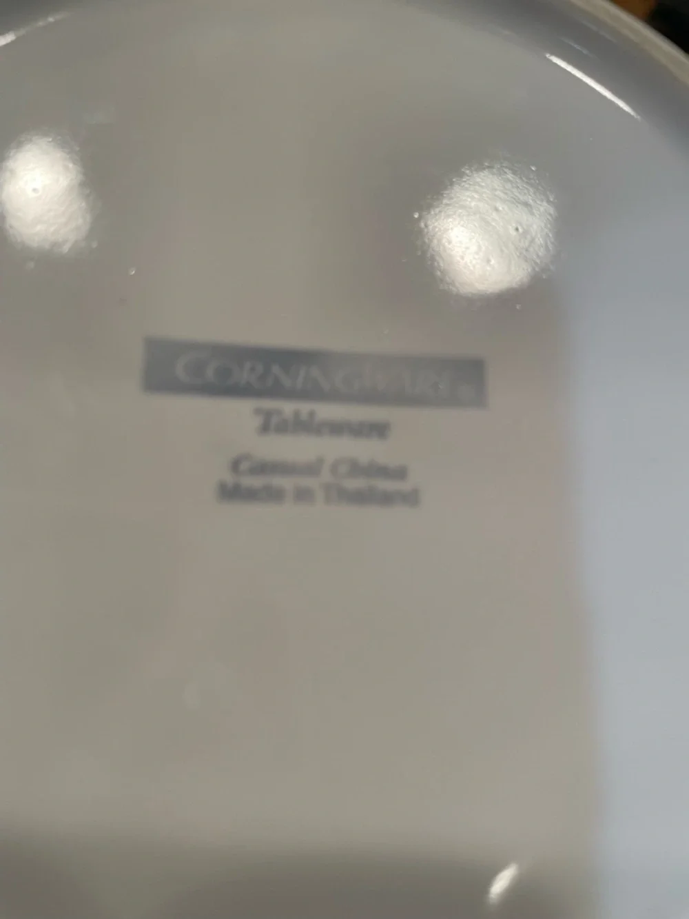 Corning-ware Canister w/lid French white 8” Stoneware